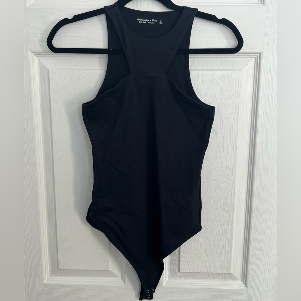 Abercrombie & Fitch Black Bodysuit Top